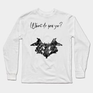 Rorschach inkblot test Long Sleeve T-Shirt